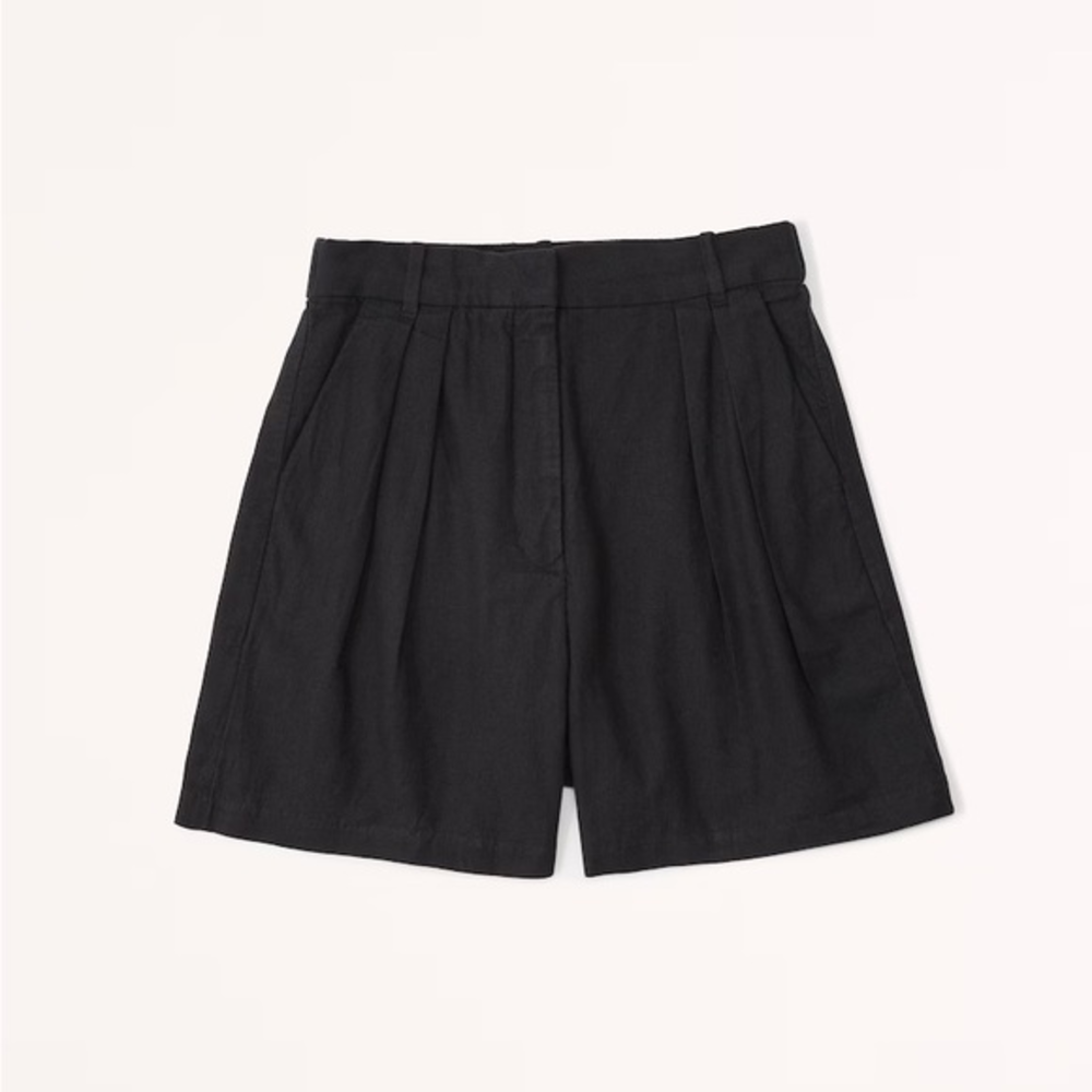 Abercrombie & Fitch Linen Blend Shorts